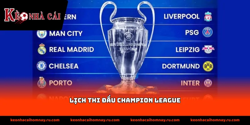 Tầm quan trọng của việc theo dõi lịch thi đấu Champion League