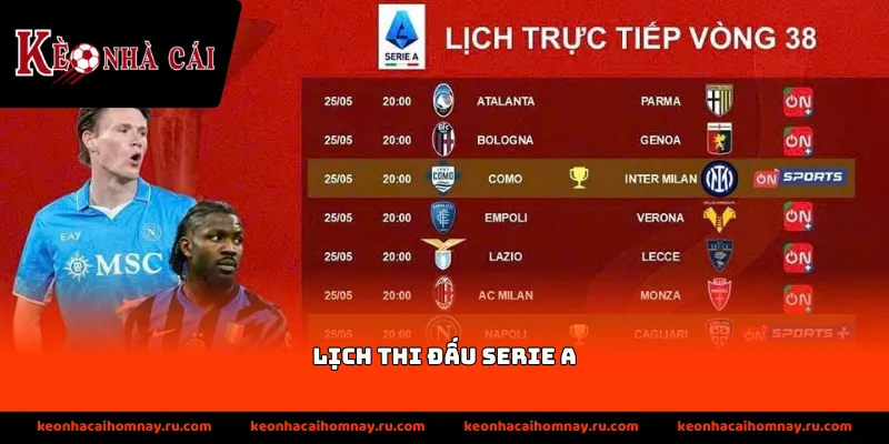 Tầm quan trọng của việc theo dõi lịch thi đấu Serie A