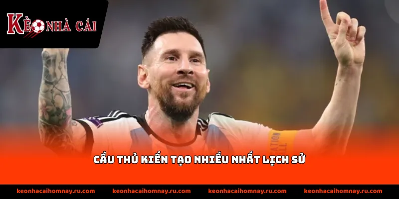 Thông tin giới thiệu cầu thủ kiến tạo nhiều nhất kịch sử bóng đá